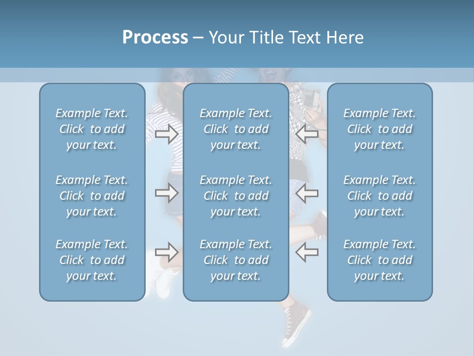 Female  Jump PowerPoint Template
