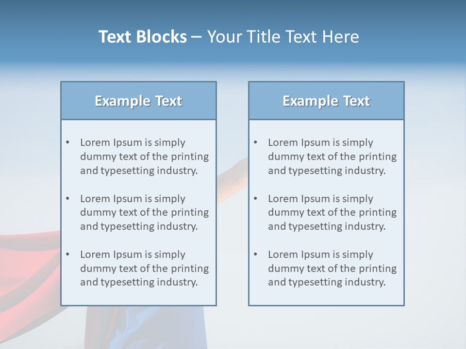 A Young Boy Dressed As A Super Hero PowerPoint Template