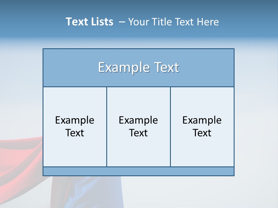 A Young Boy Dressed As A Super Hero PowerPoint Template