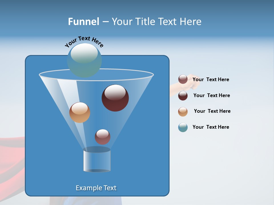 A Young Boy Dressed As A Super Hero PowerPoint Template