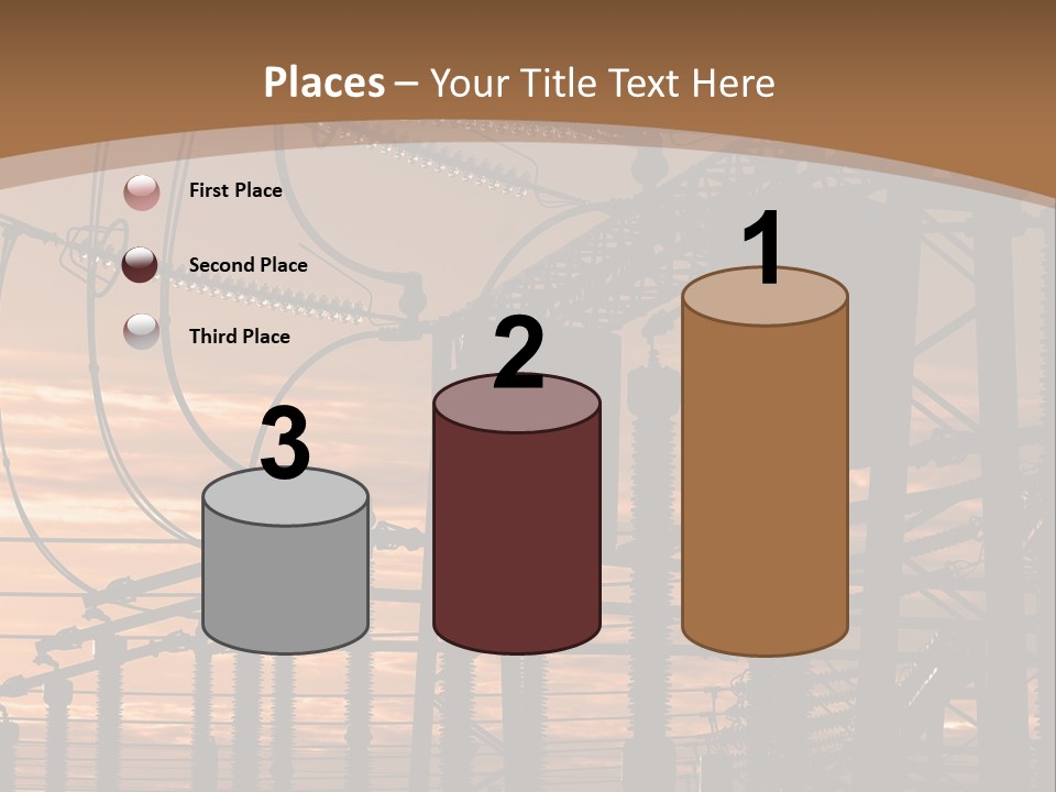 Power Lines At Sunset Power Lines Power Lines Power Lines Power Lines Power Lines Power Lines PowerPoint Template