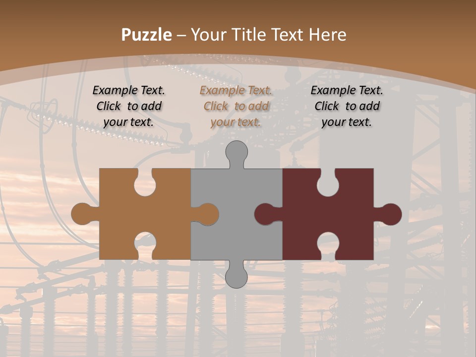 Power Lines At Sunset Power Lines Power Lines Power Lines Power Lines Power Lines Power Lines PowerPoint Template