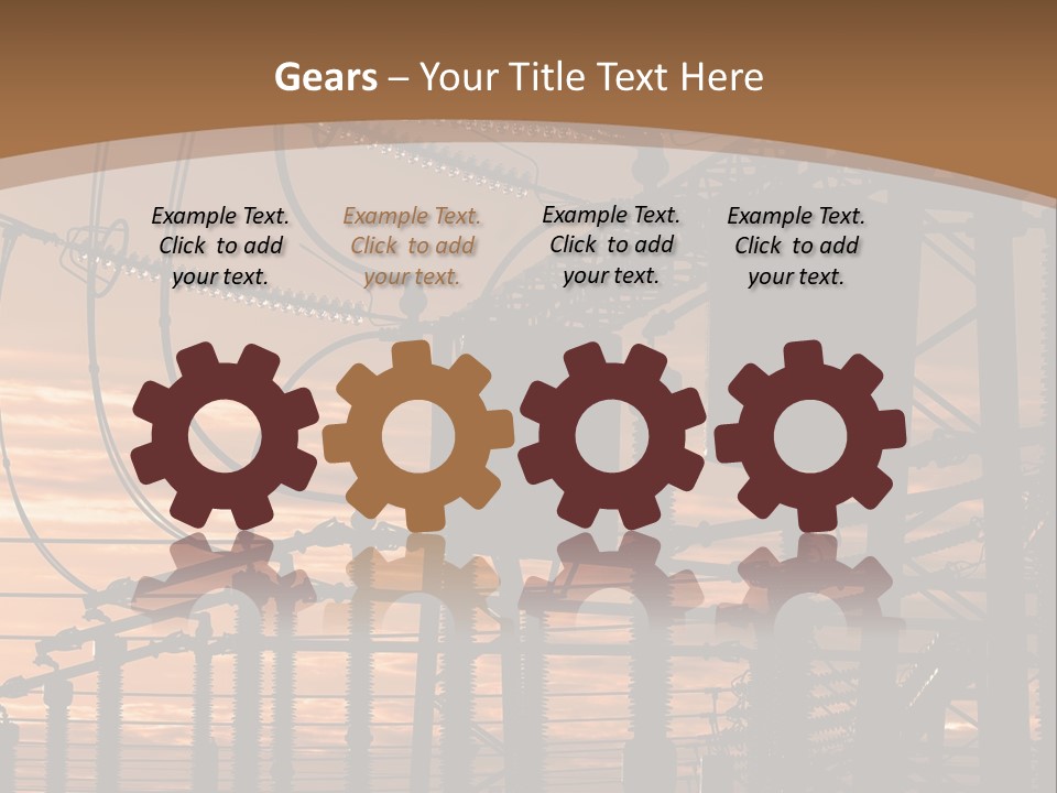 Power Lines At Sunset Power Lines Power Lines Power Lines Power Lines Power Lines Power Lines PowerPoint Template