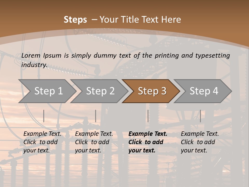 Power Lines At Sunset Power Lines Power Lines Power Lines Power Lines Power Lines Power Lines PowerPoint Template
