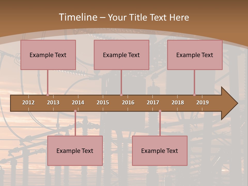 Power Lines At Sunset Power Lines Power Lines Power Lines Power Lines Power Lines Power Lines PowerPoint Template
