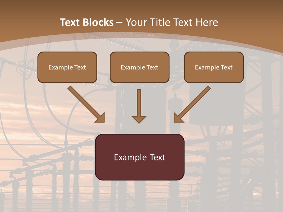 Power Lines At Sunset Power Lines Power Lines Power Lines Power Lines Power Lines Power Lines PowerPoint Template