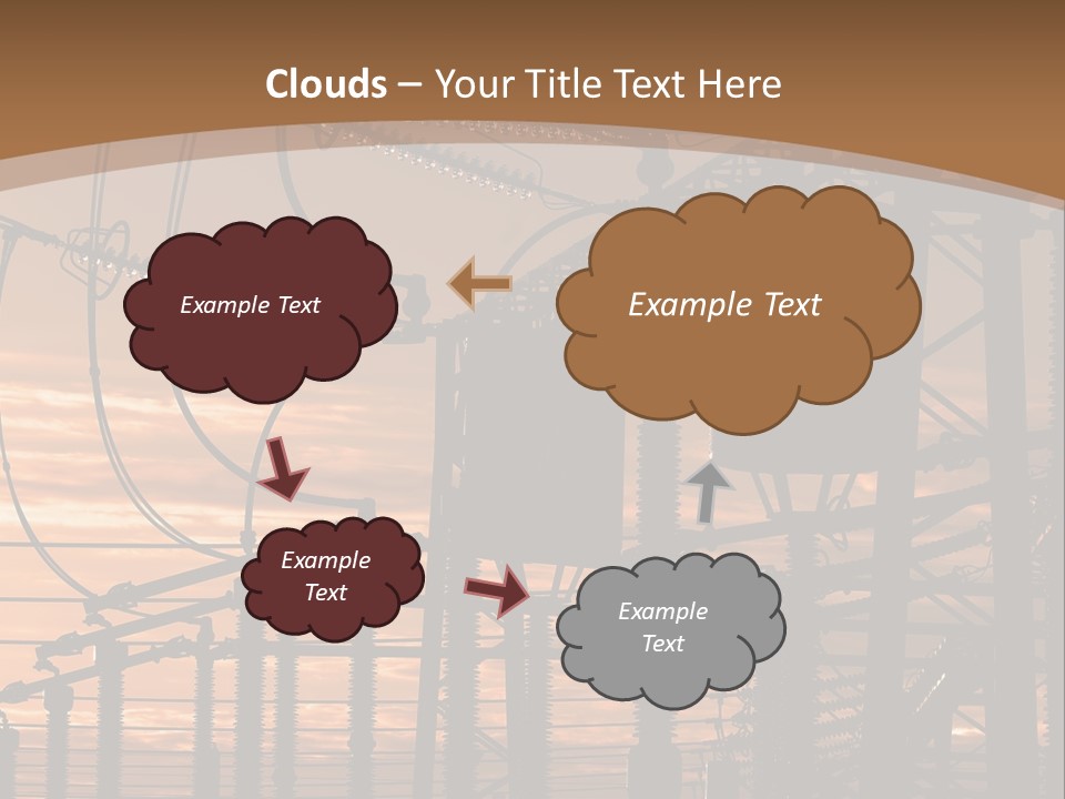 Power Lines At Sunset Power Lines Power Lines Power Lines Power Lines Power Lines Power Lines PowerPoint Template