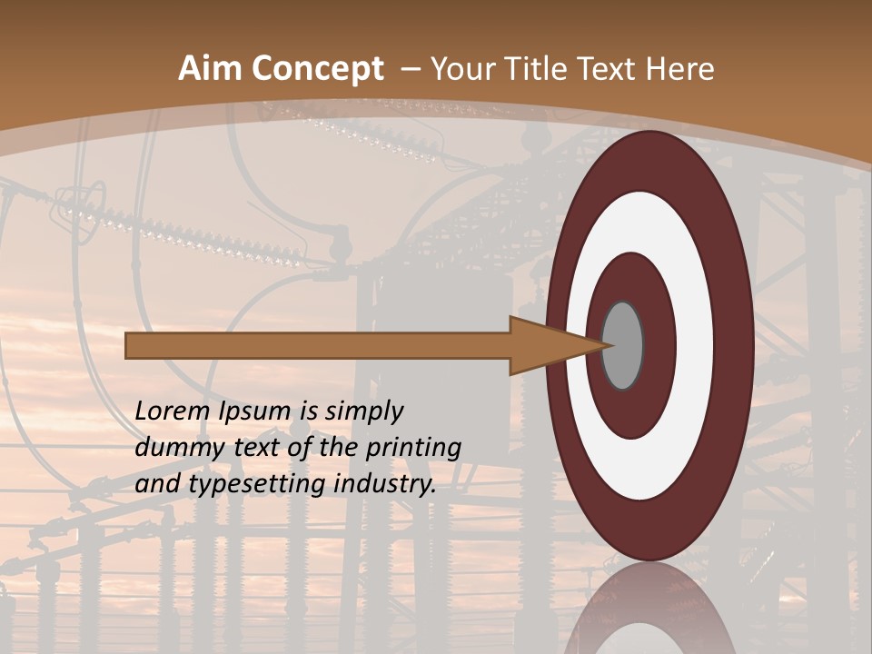 Power Lines At Sunset Power Lines Power Lines Power Lines Power Lines Power Lines Power Lines PowerPoint Template