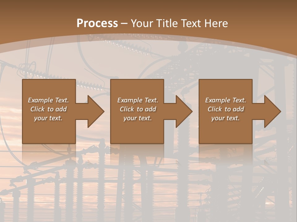 Power Lines At Sunset Power Lines Power Lines Power Lines Power Lines Power Lines Power Lines PowerPoint Template