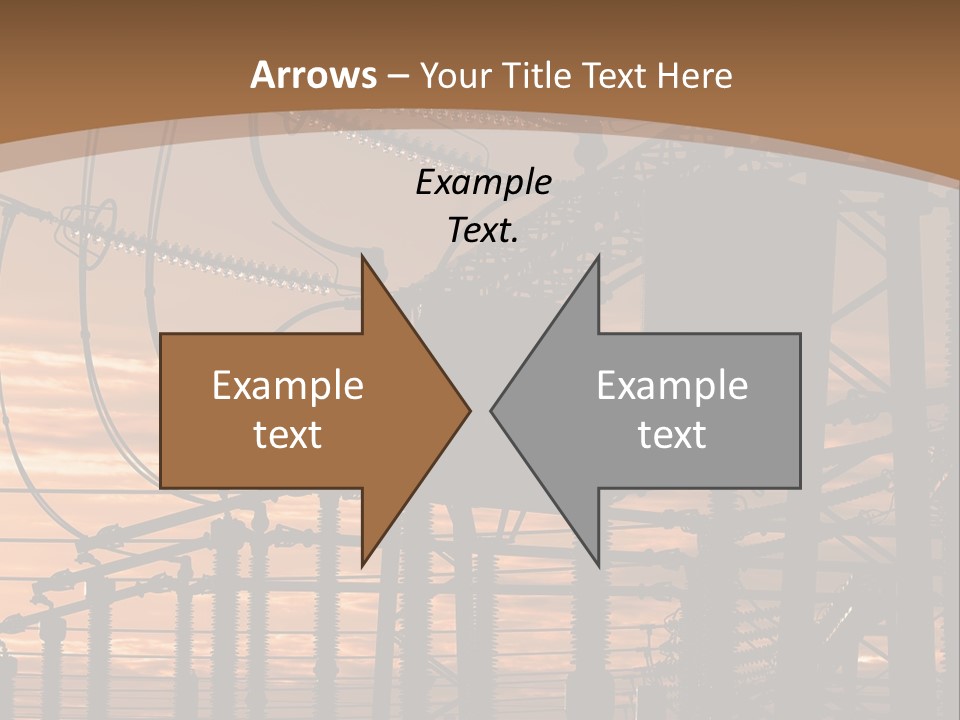 Power Lines At Sunset Power Lines Power Lines Power Lines Power Lines Power Lines Power Lines PowerPoint Template