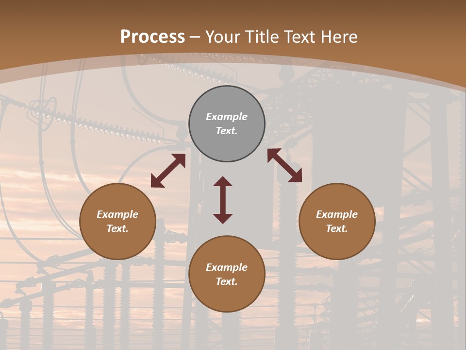 Power Lines At Sunset Power Lines Power Lines Power Lines Power Lines Power Lines Power Lines PowerPoint Template