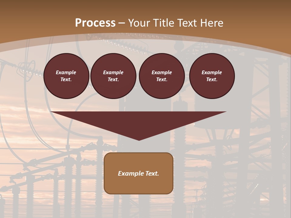 Power Lines At Sunset Power Lines Power Lines Power Lines Power Lines Power Lines Power Lines PowerPoint Template