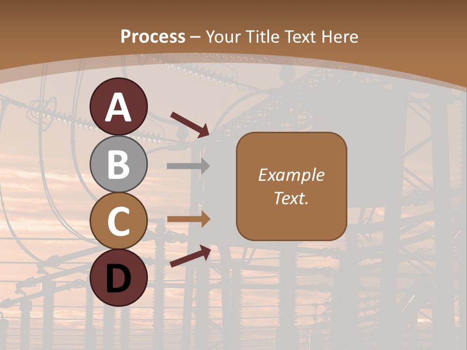 Power Lines At Sunset Power Lines Power Lines Power Lines Power Lines Power Lines Power Lines PowerPoint Template