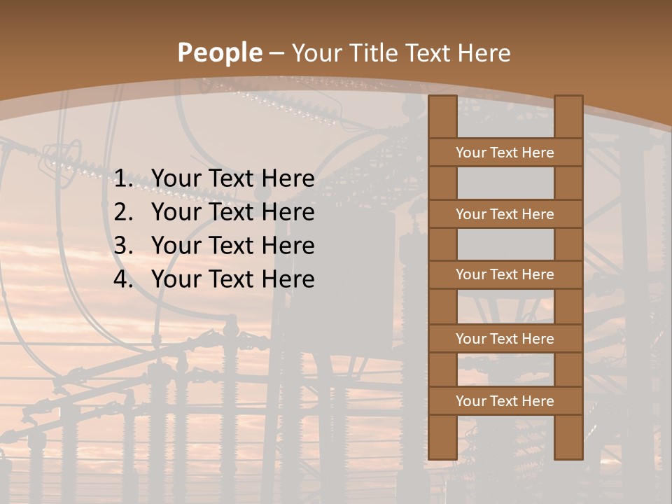 Power Lines At Sunset Power Lines Power Lines Power Lines Power Lines Power Lines Power Lines PowerPoint Template