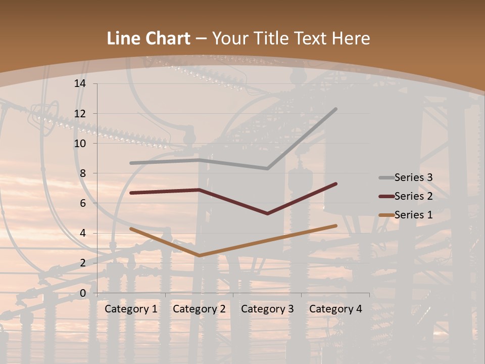 Power Lines At Sunset Power Lines Power Lines Power Lines Power Lines Power Lines Power Lines PowerPoint Template
