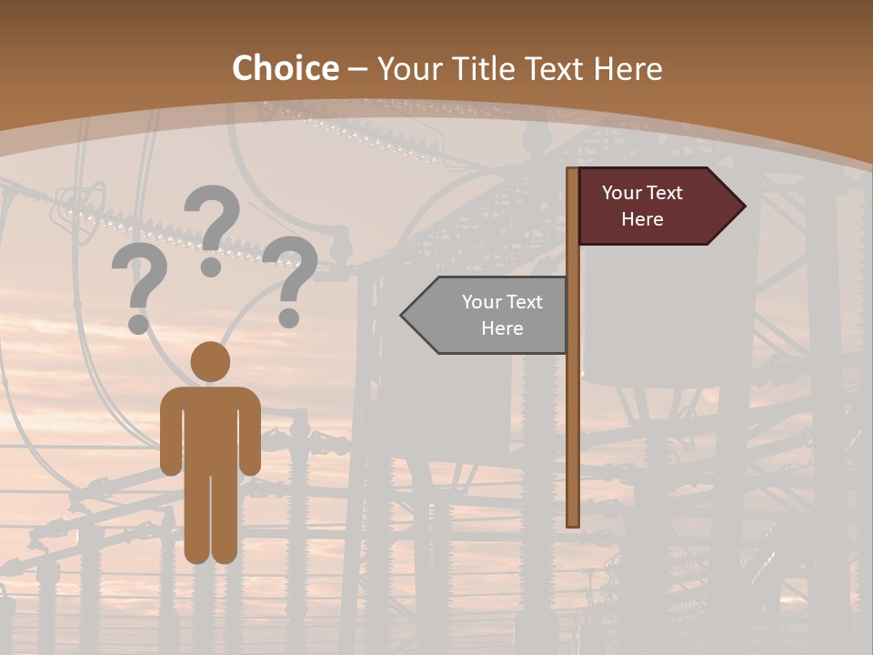 Power Lines At Sunset Power Lines Power Lines Power Lines Power Lines Power Lines Power Lines PowerPoint Template
