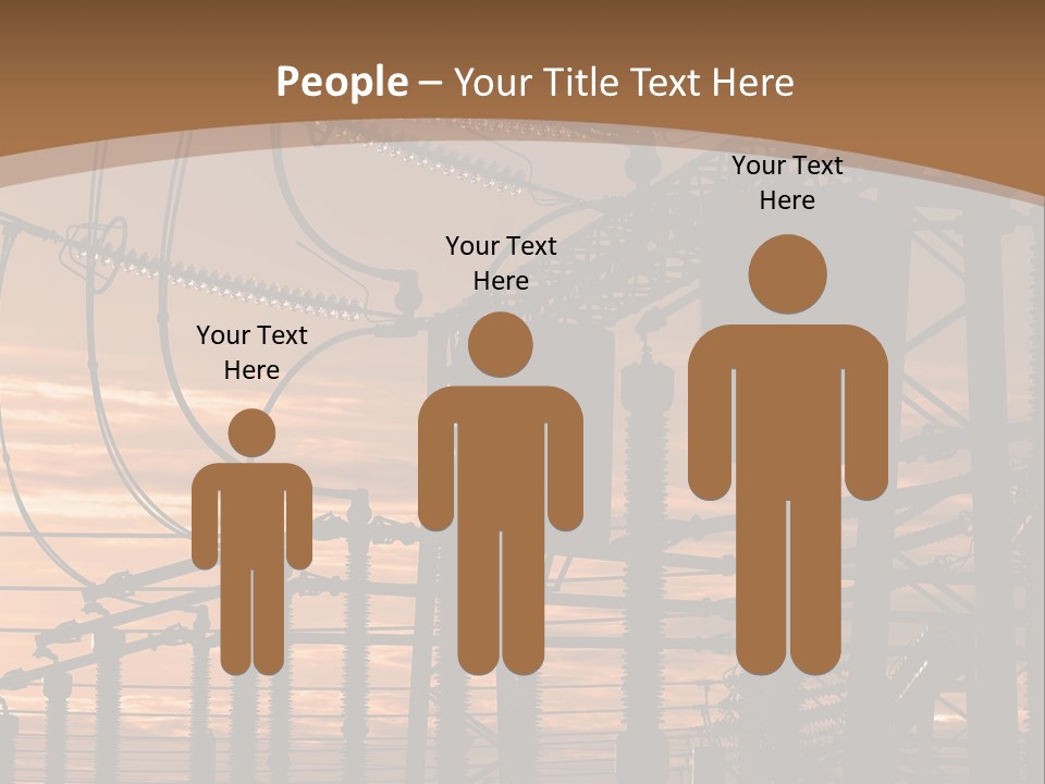 Power Lines At Sunset Power Lines Power Lines Power Lines Power Lines Power Lines Power Lines PowerPoint Template