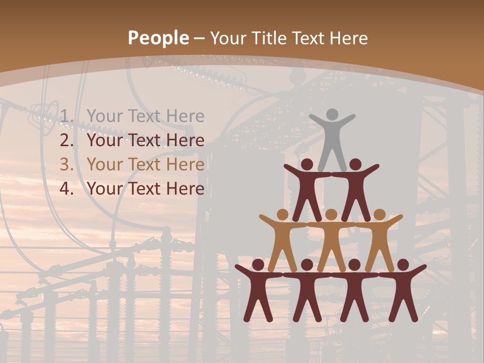 Power Lines At Sunset Power Lines Power Lines Power Lines Power Lines Power Lines Power Lines PowerPoint Template