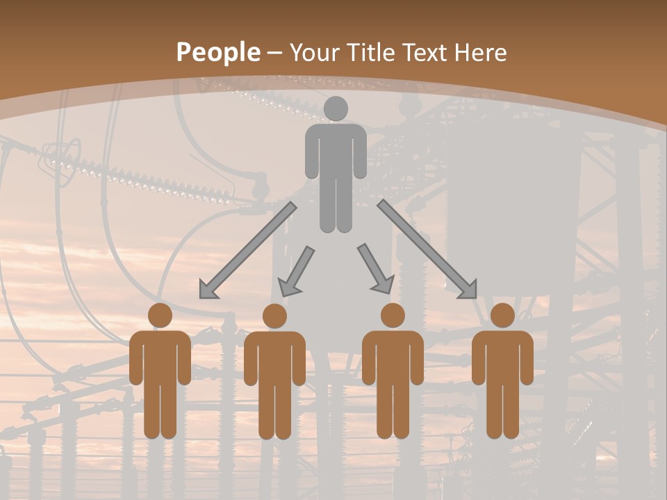 Power Lines At Sunset Power Lines Power Lines Power Lines Power Lines Power Lines Power Lines PowerPoint Template