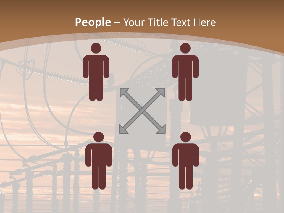 Power Lines At Sunset Power Lines Power Lines Power Lines Power Lines Power Lines Power Lines PowerPoint Template