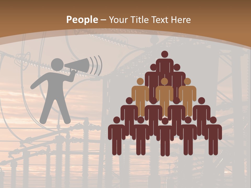 Power Lines At Sunset Power Lines Power Lines Power Lines Power Lines Power Lines Power Lines PowerPoint Template