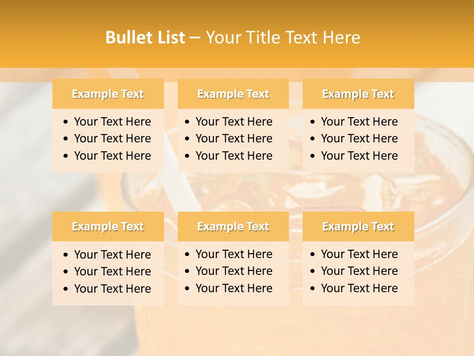 Wet Drink Thirst PowerPoint Template