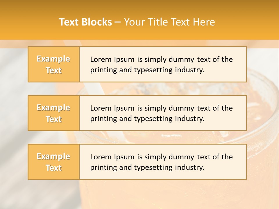 Wet Drink Thirst PowerPoint Template