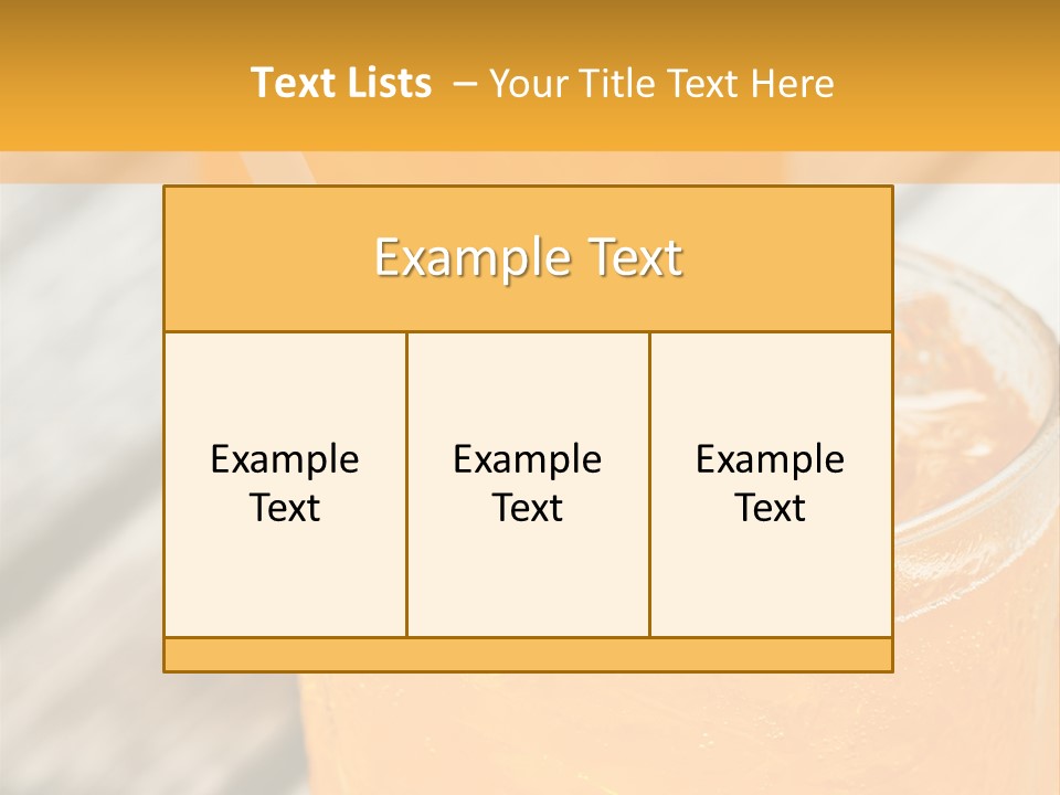 Wet Drink Thirst PowerPoint Template