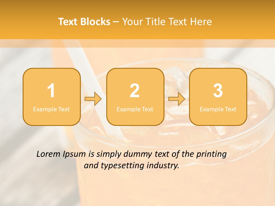 Wet Drink Thirst PowerPoint Template