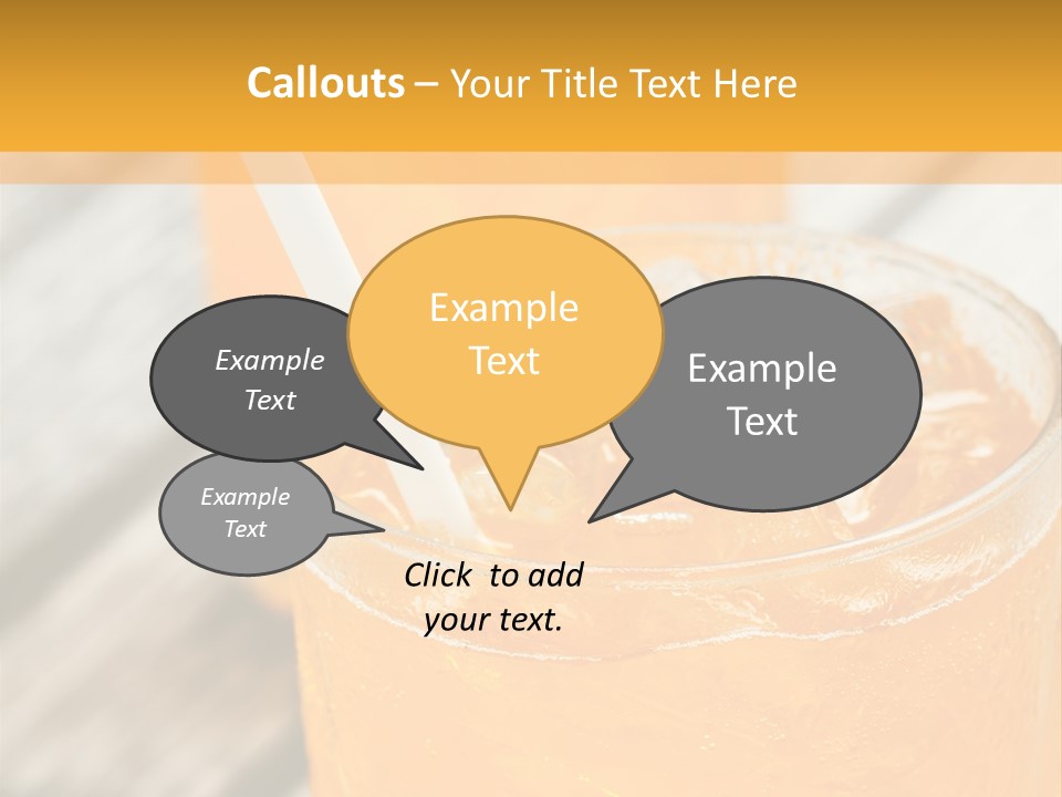 Wet Drink Thirst PowerPoint Template