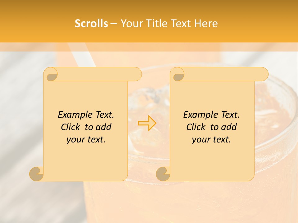 Wet Drink Thirst PowerPoint Template