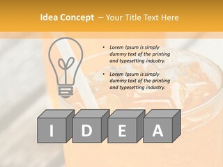 Wet Drink Thirst PowerPoint Template