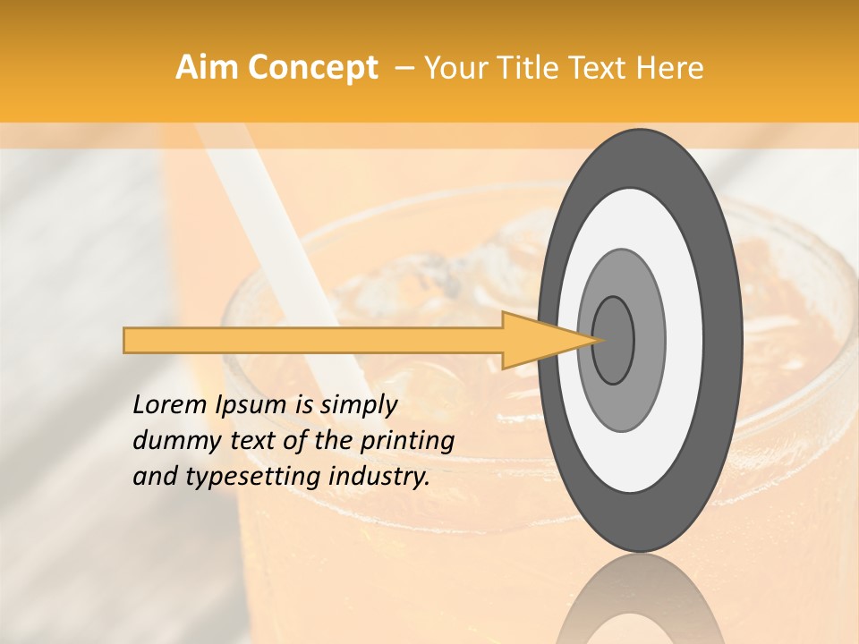 Wet Drink Thirst PowerPoint Template