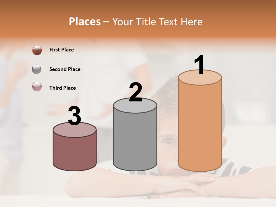 Melancholy Boy Relationship PowerPoint Template