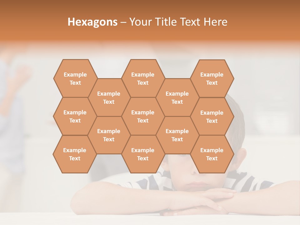 Melancholy Boy Relationship PowerPoint Template