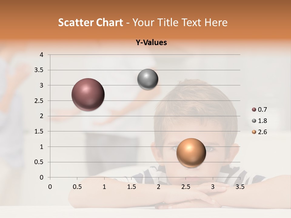 Melancholy Boy Relationship PowerPoint Template