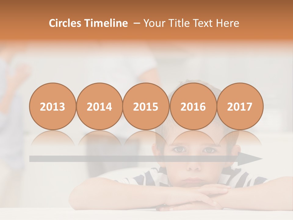 Melancholy Boy Relationship PowerPoint Template