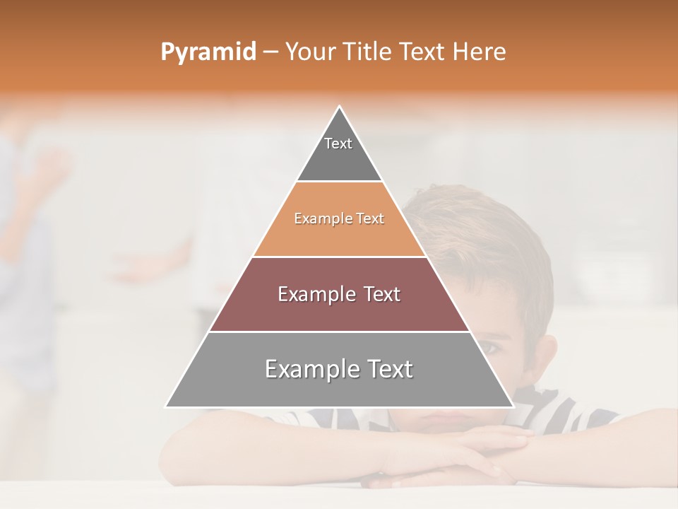 Melancholy Boy Relationship PowerPoint Template