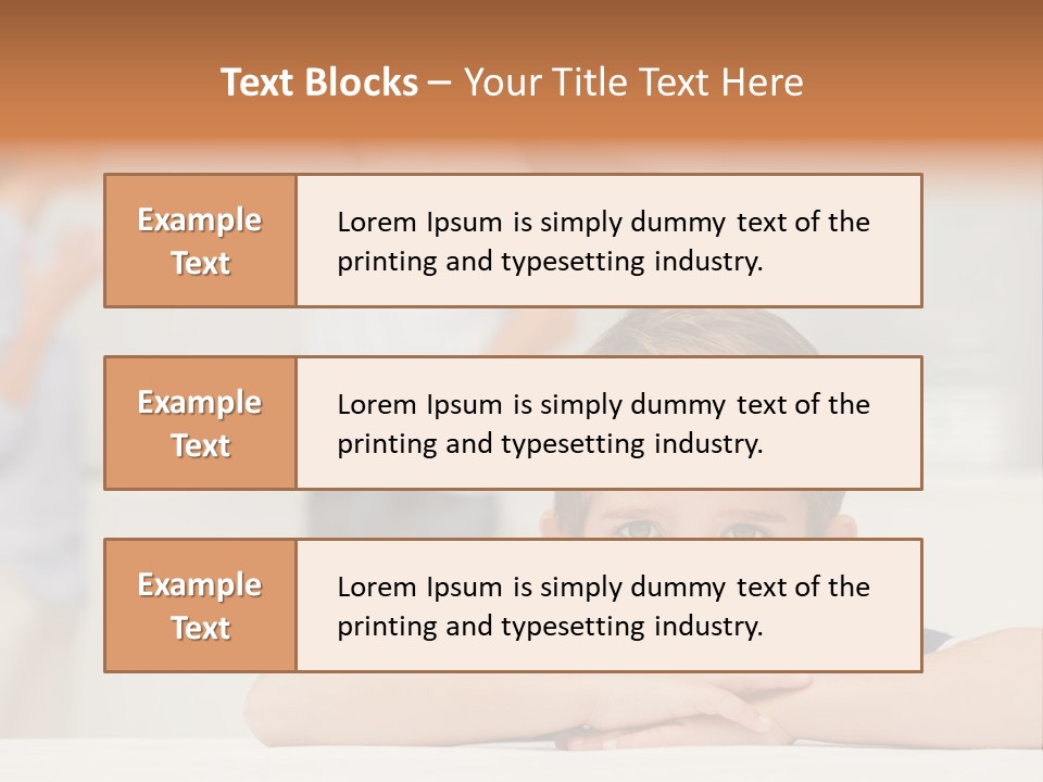 Melancholy Boy Relationship PowerPoint Template