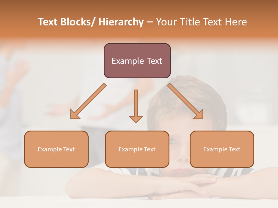 Melancholy Boy Relationship PowerPoint Template