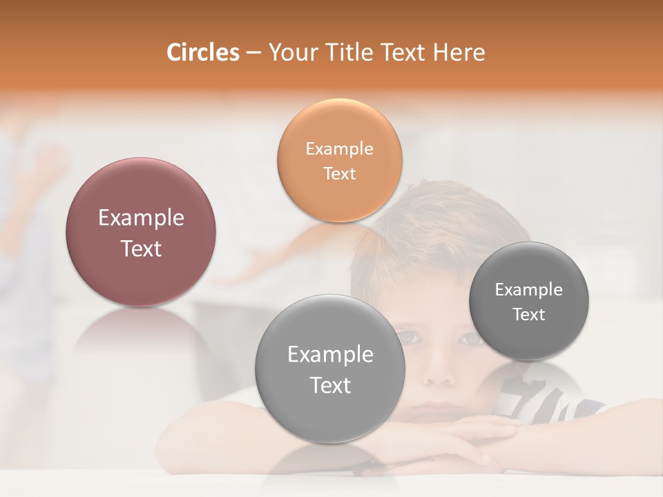 Melancholy Boy Relationship PowerPoint Template