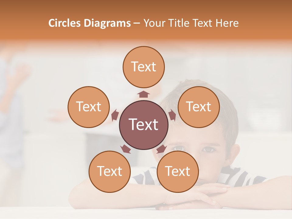 Melancholy Boy Relationship PowerPoint Template