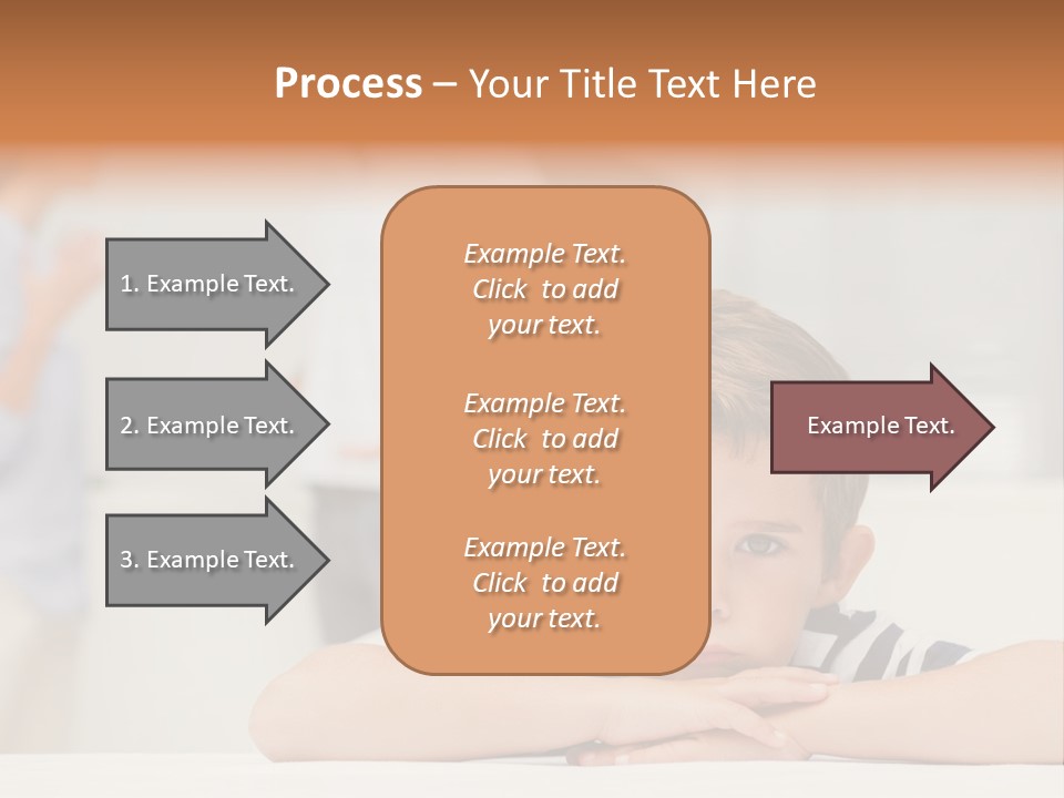 Melancholy Boy Relationship PowerPoint Template