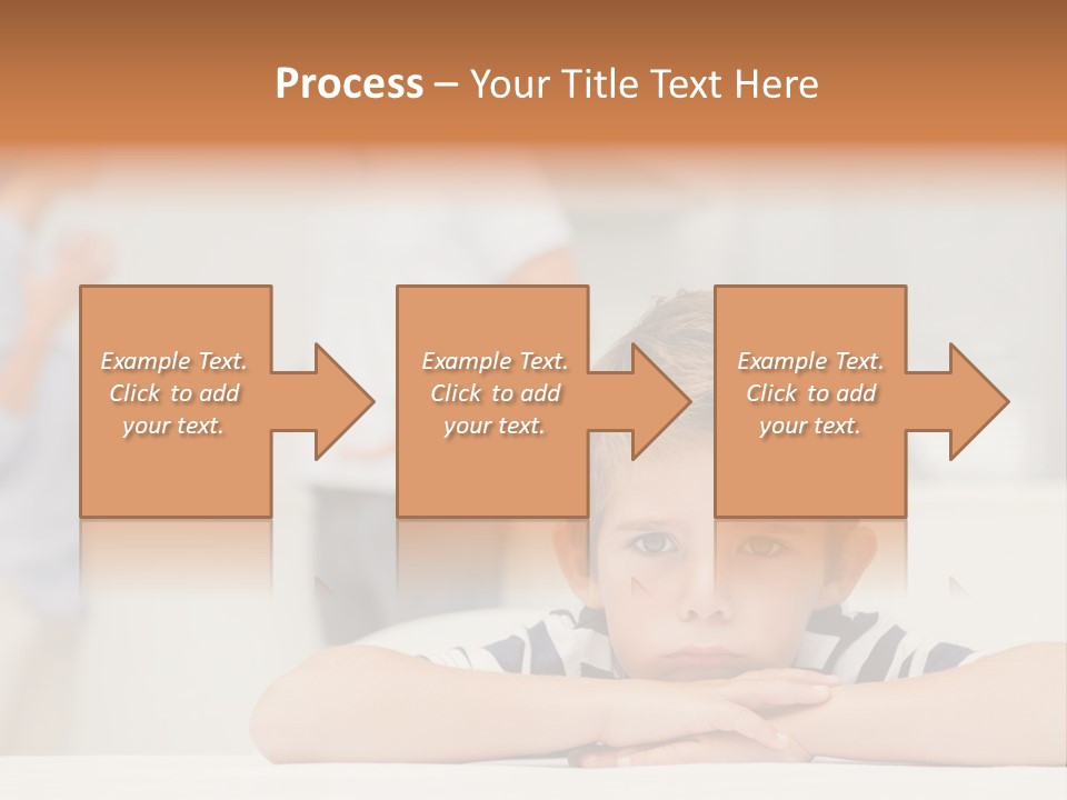 Melancholy Boy Relationship PowerPoint Template