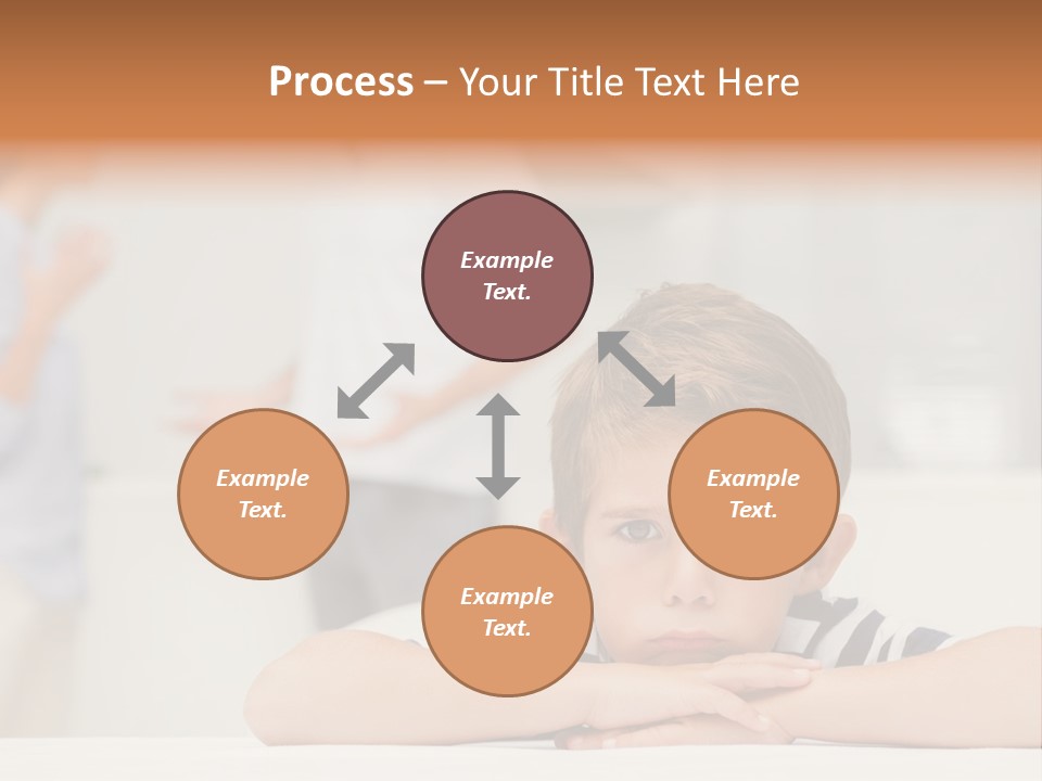 Melancholy Boy Relationship PowerPoint Template