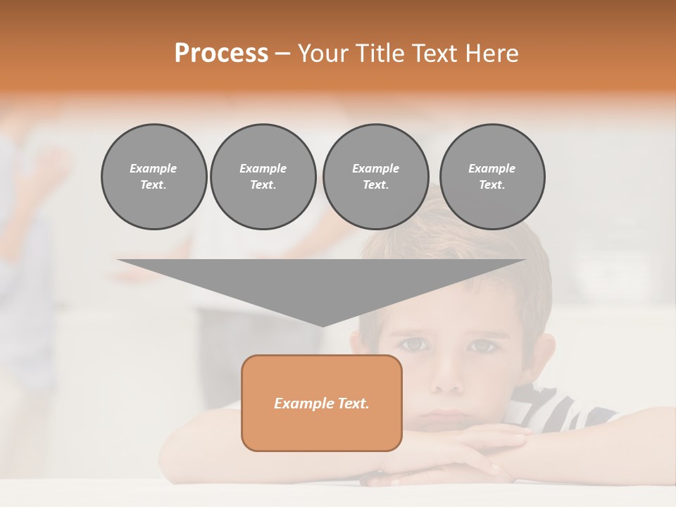 Melancholy Boy Relationship PowerPoint Template