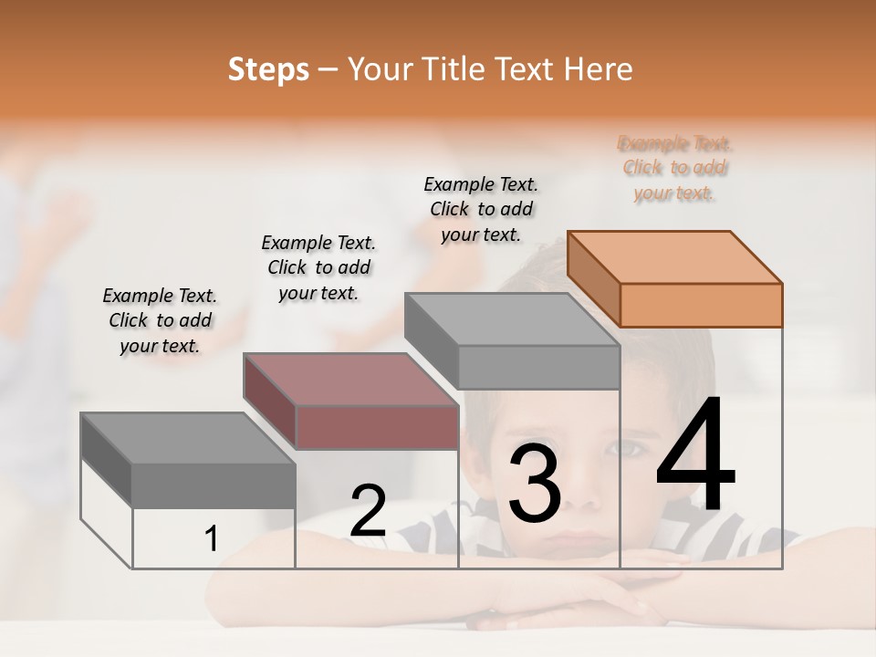 Melancholy Boy Relationship PowerPoint Template