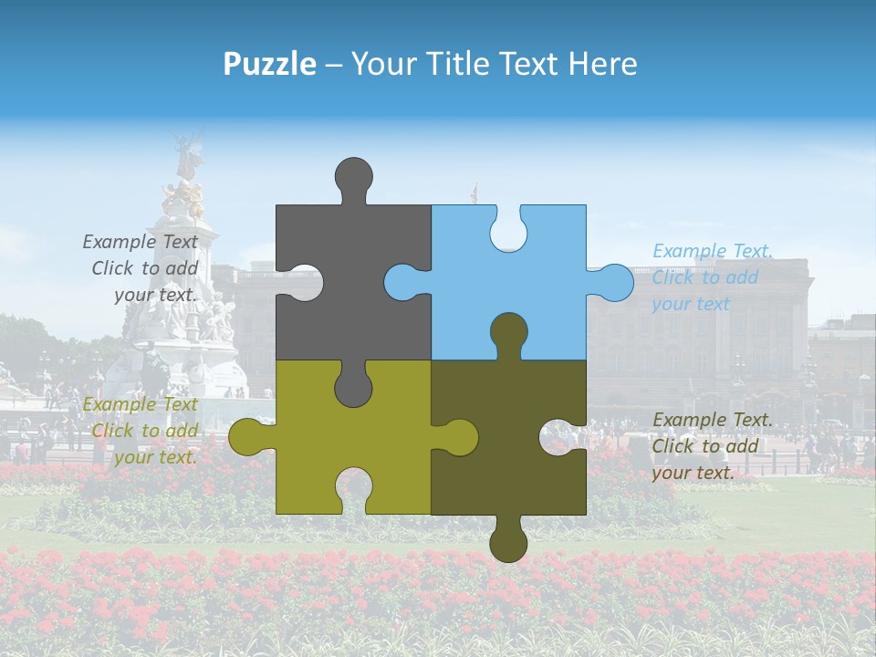 Europe Queen Britain PowerPoint Template