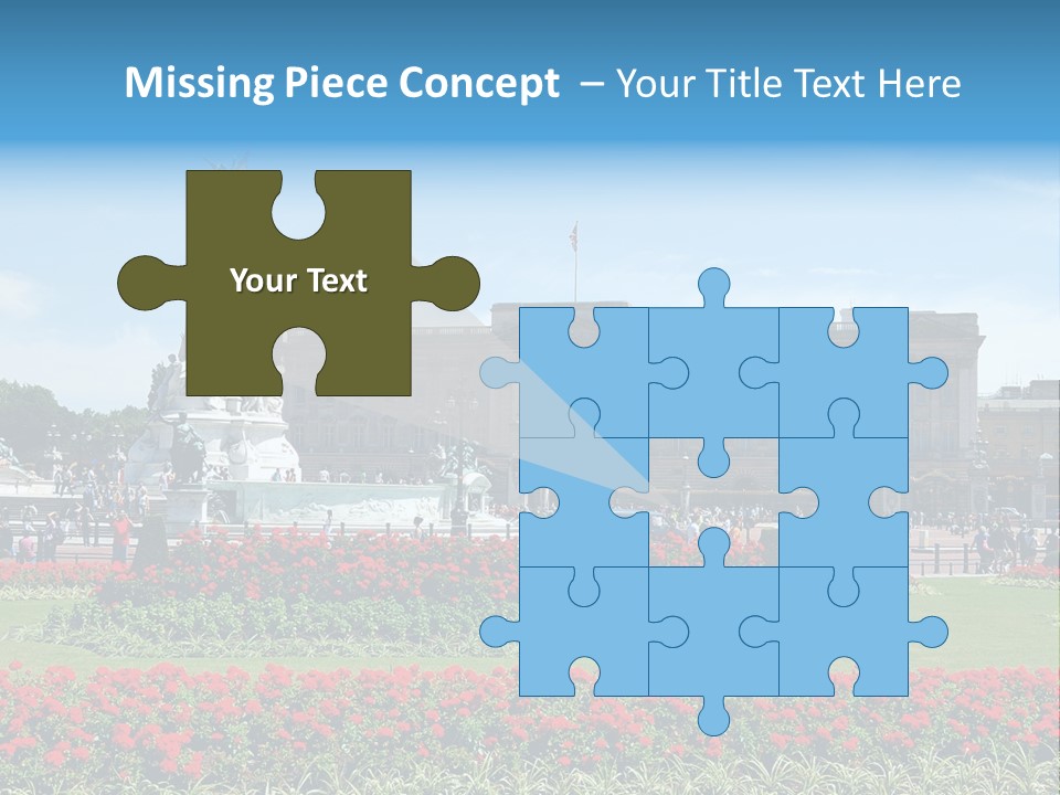 Europe Queen Britain PowerPoint Template