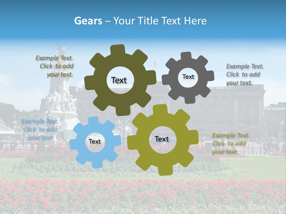 Europe Queen Britain PowerPoint Template